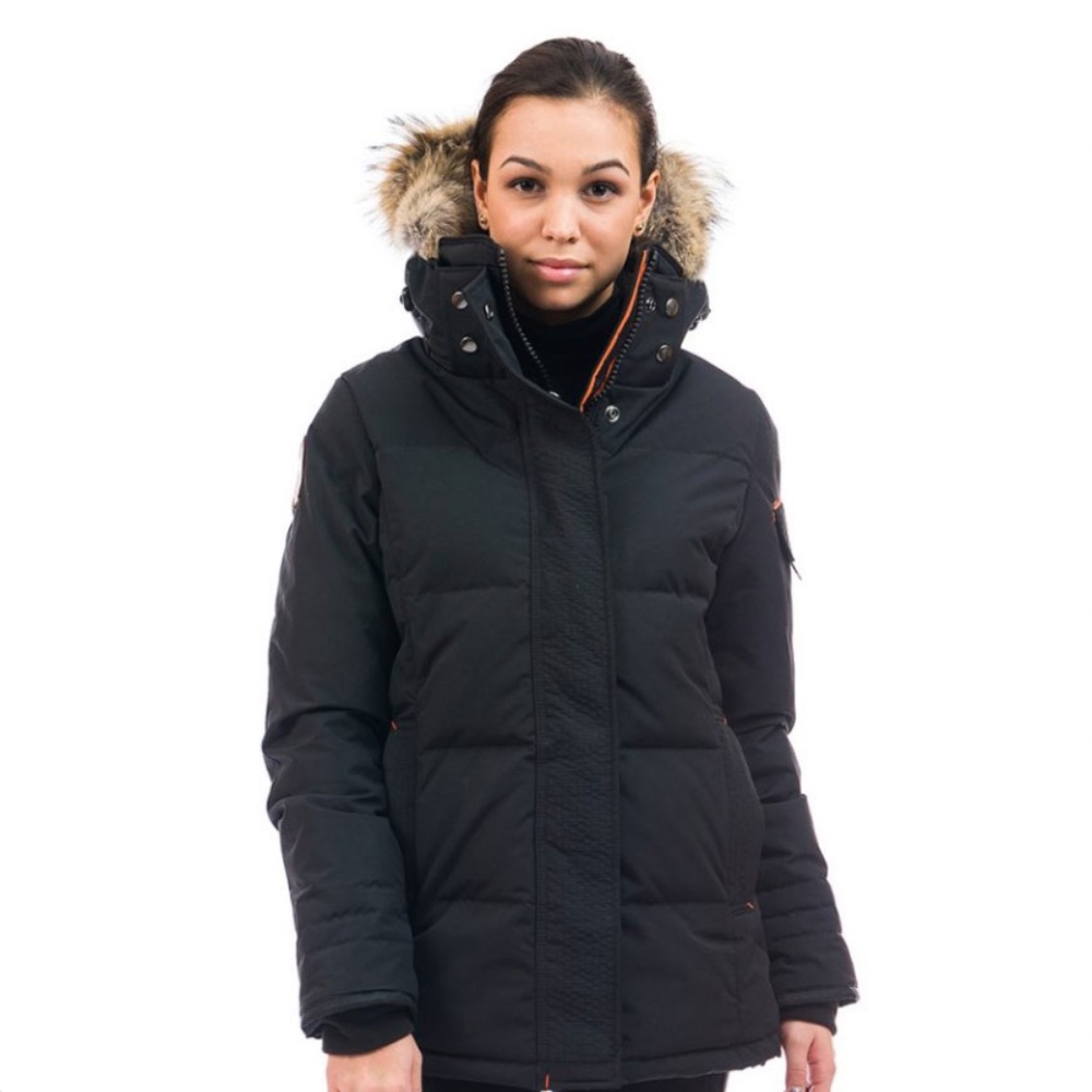 Nukka Outdoor Survival Canada Coat Jacket Puffer with fur -40 degrees